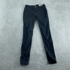 Rag & Bone Black Plush Legging Jeans Womens 27 Slim Fit 5855